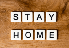 stay home image